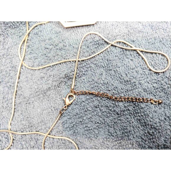 Unbranded Pendant Gold-Tone Chain Lobster Claw Clasp Statement Necklace - Picture 6 of 8